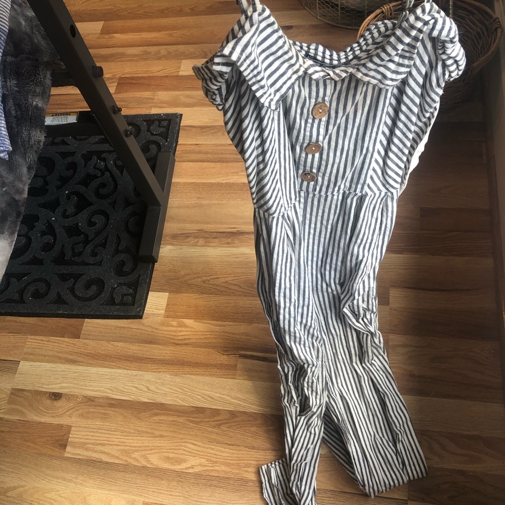 Striped Sexy Romper